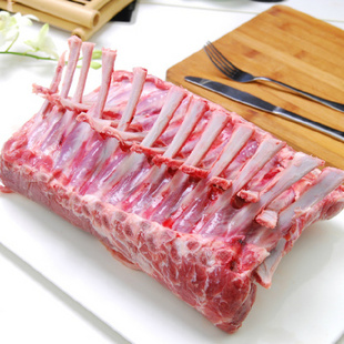 内蒙羊肉 小肥羊阿牧特高品质羔羊肉肋排法式