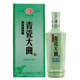 洋河古镇白酒 绵柔经典青瓷大曲42度500ml 一瓶装