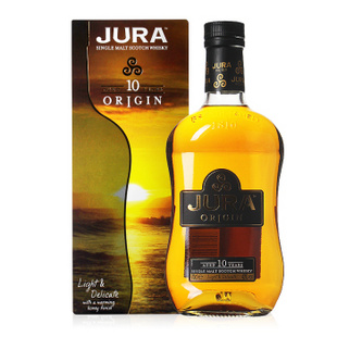 洋酒jura 10yo茱拉小岛10年单一麦芽威士忌(40%/70cl)